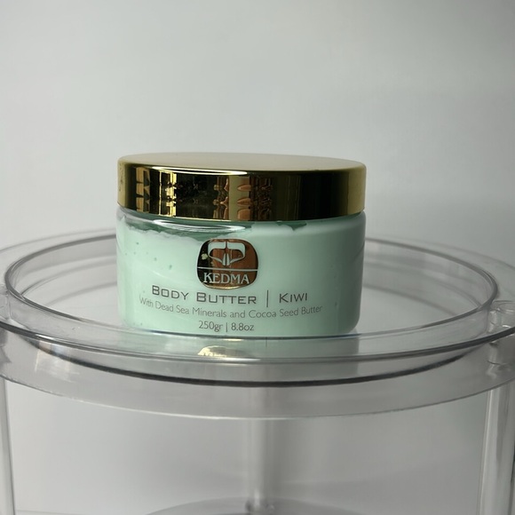 KEDMA Body Butter Kiwi with Dead Sea Minerals & Cocoa Seed Butter 8.8oz NEW - Picture 3 of 8